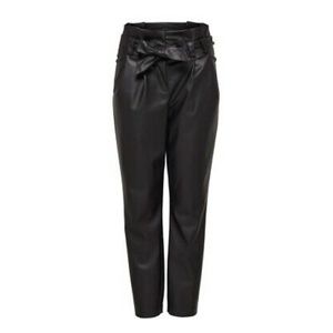 Only Onlnadia Faux Leather Paperbag Pants